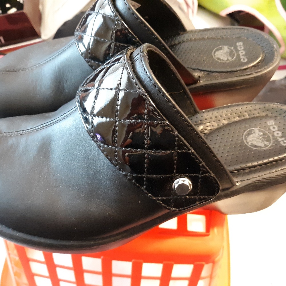 Crocs mules...maybe worn 2x